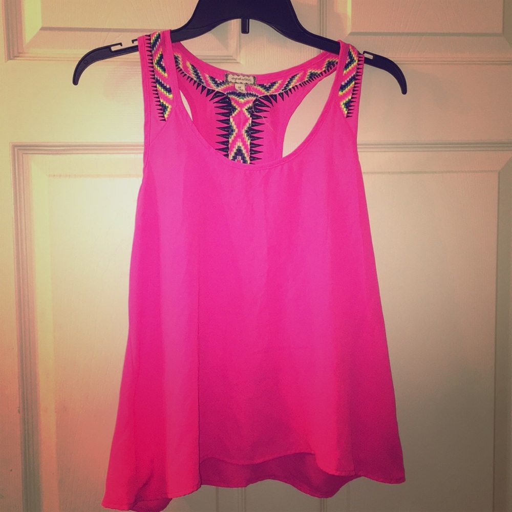 Pink blouse size medium